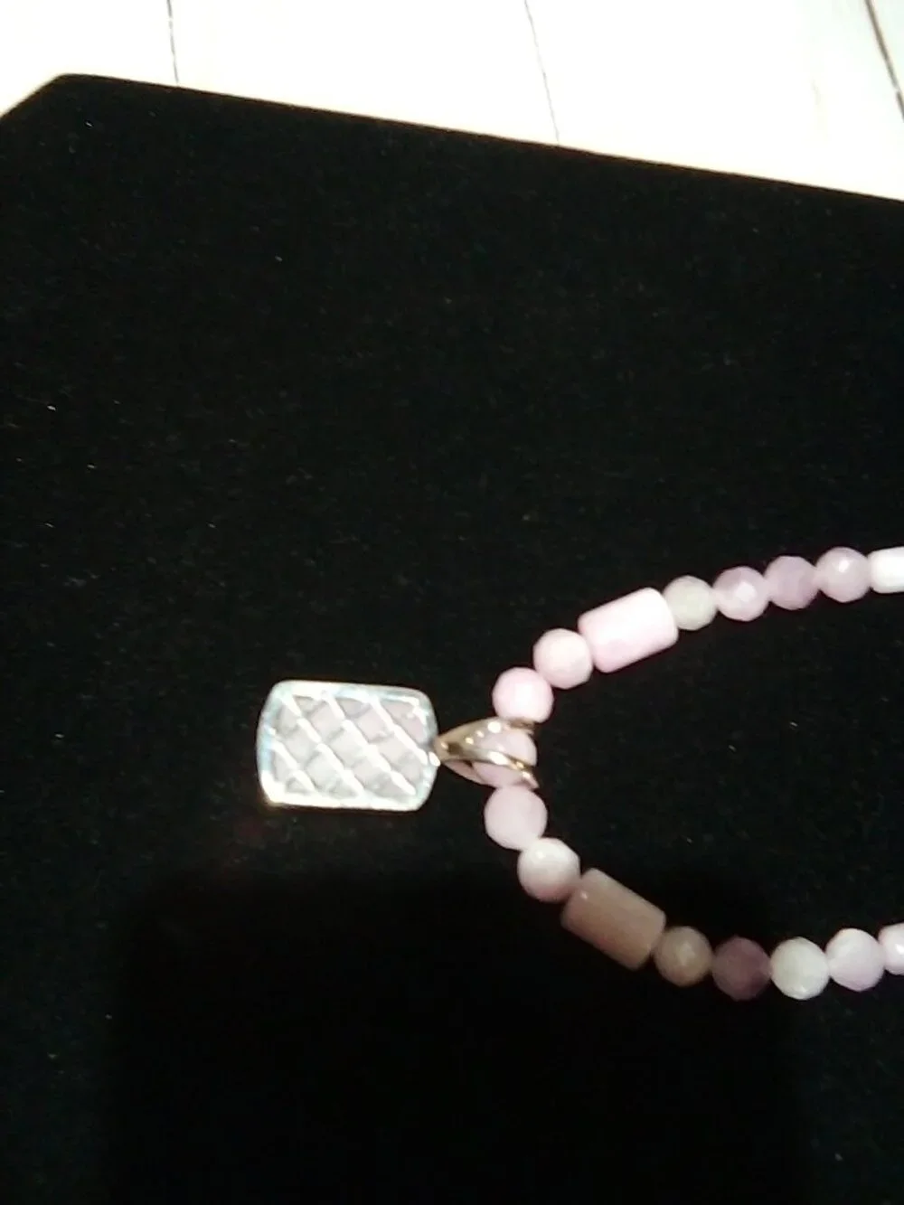 Jay King Sterling Lavender Kunzite Necklace
